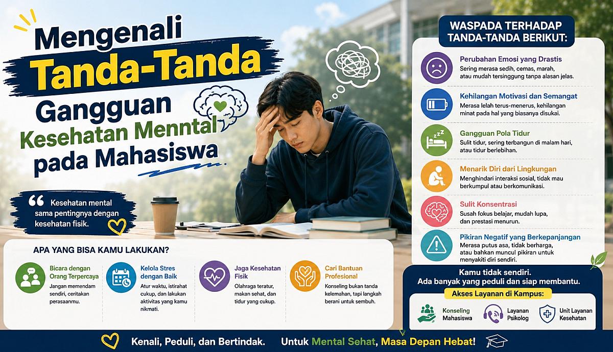 Mengenali Tanda-Tanda Gangguan Kesehatan Mental pada Mahasiswa