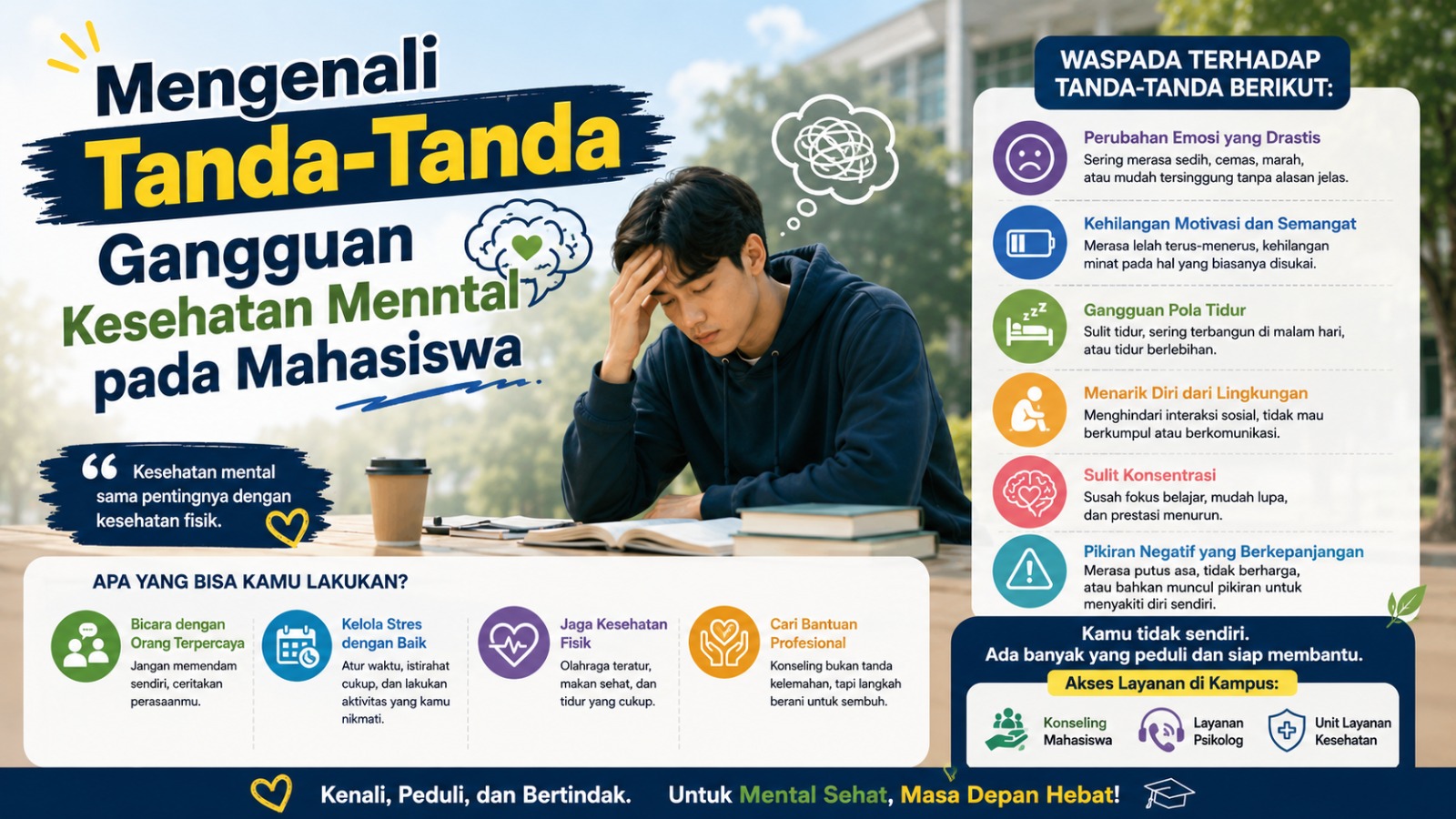 Mengenali Tanda-Tanda Gangguan Kesehatan Mental pada Mahasiswa