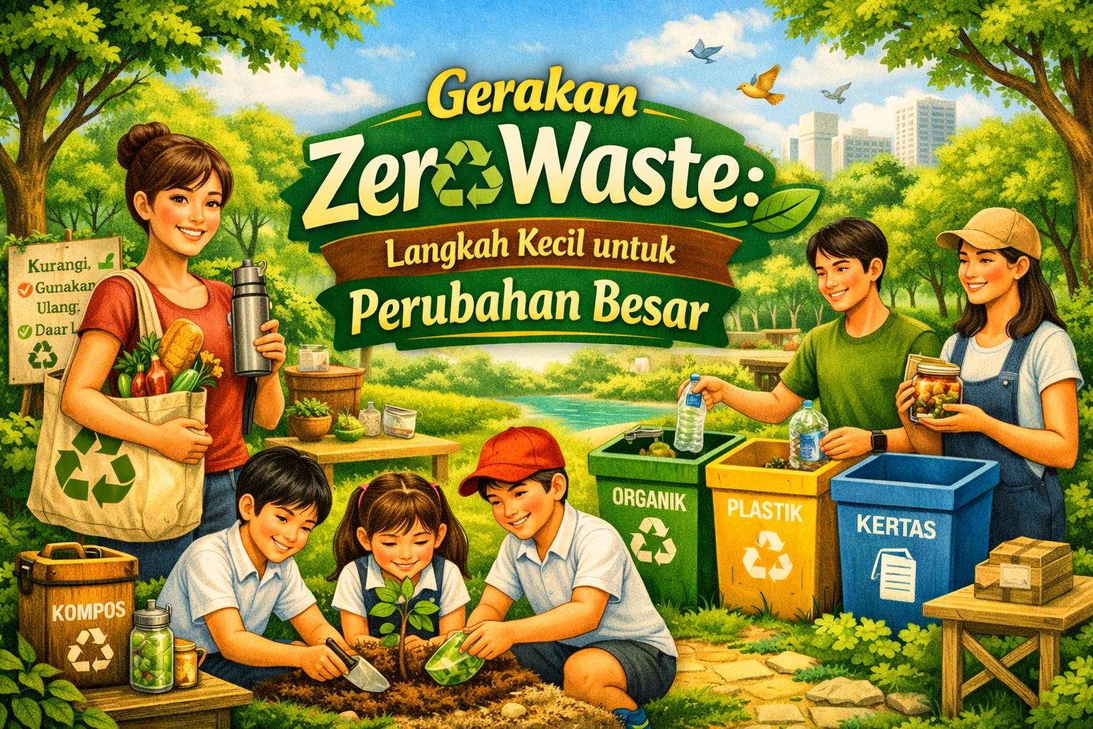 Gerakan Zero Waste: Langkah Kecil untuk Perubahan Besar