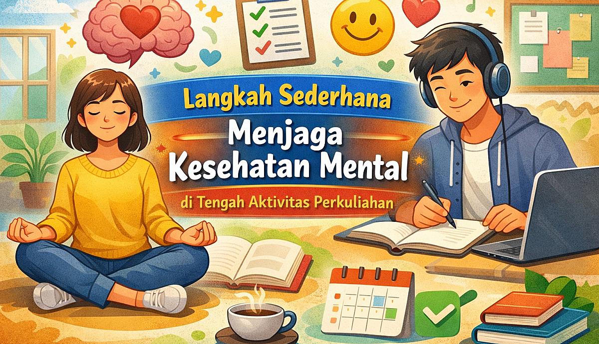 Langkah Sederhana Menjaga Kesehatan Mental di Tengah Aktivitas Perkuliahan