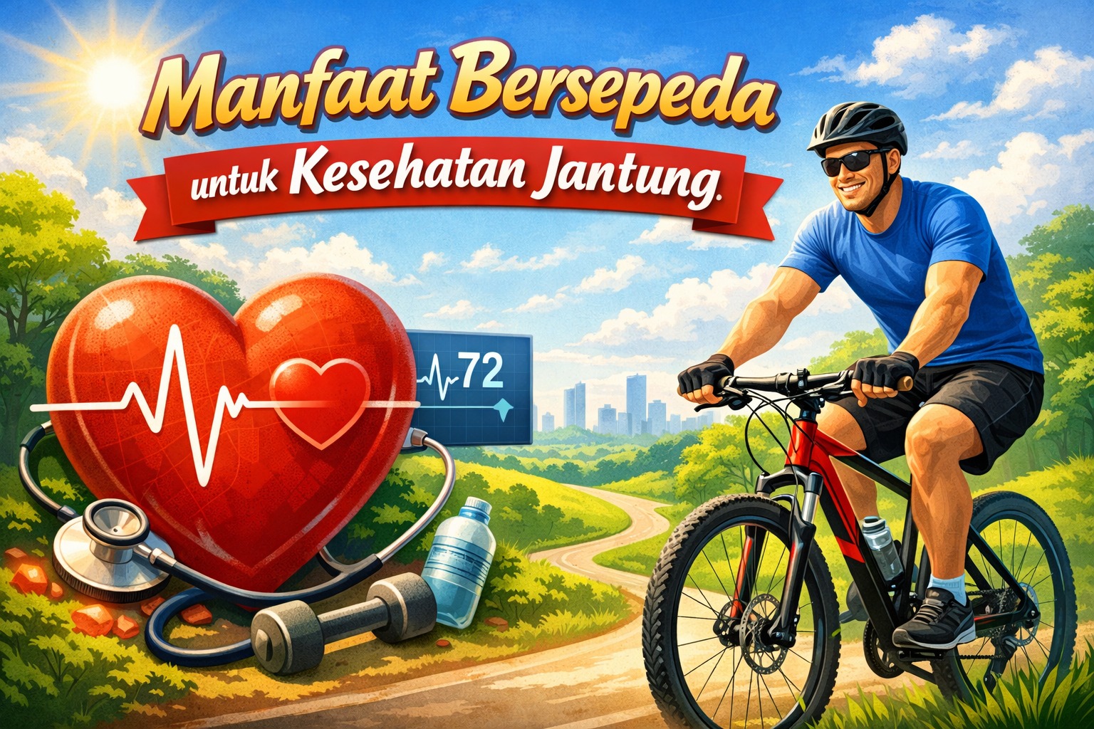 Manfaat Bersepeda untuk Kesehatan Jantung