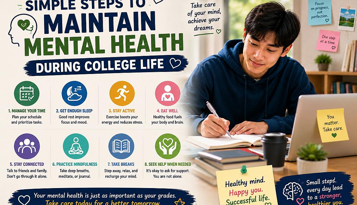 Simple Steps to Maintain Mental Health During College Life