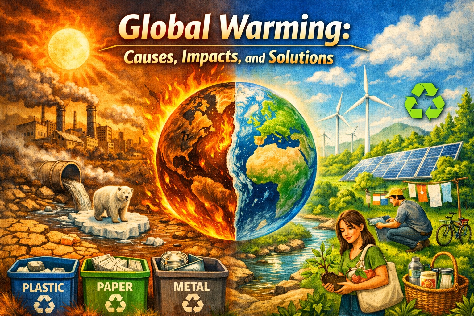 Global Warming: Causes, Impacts, and Solutions
