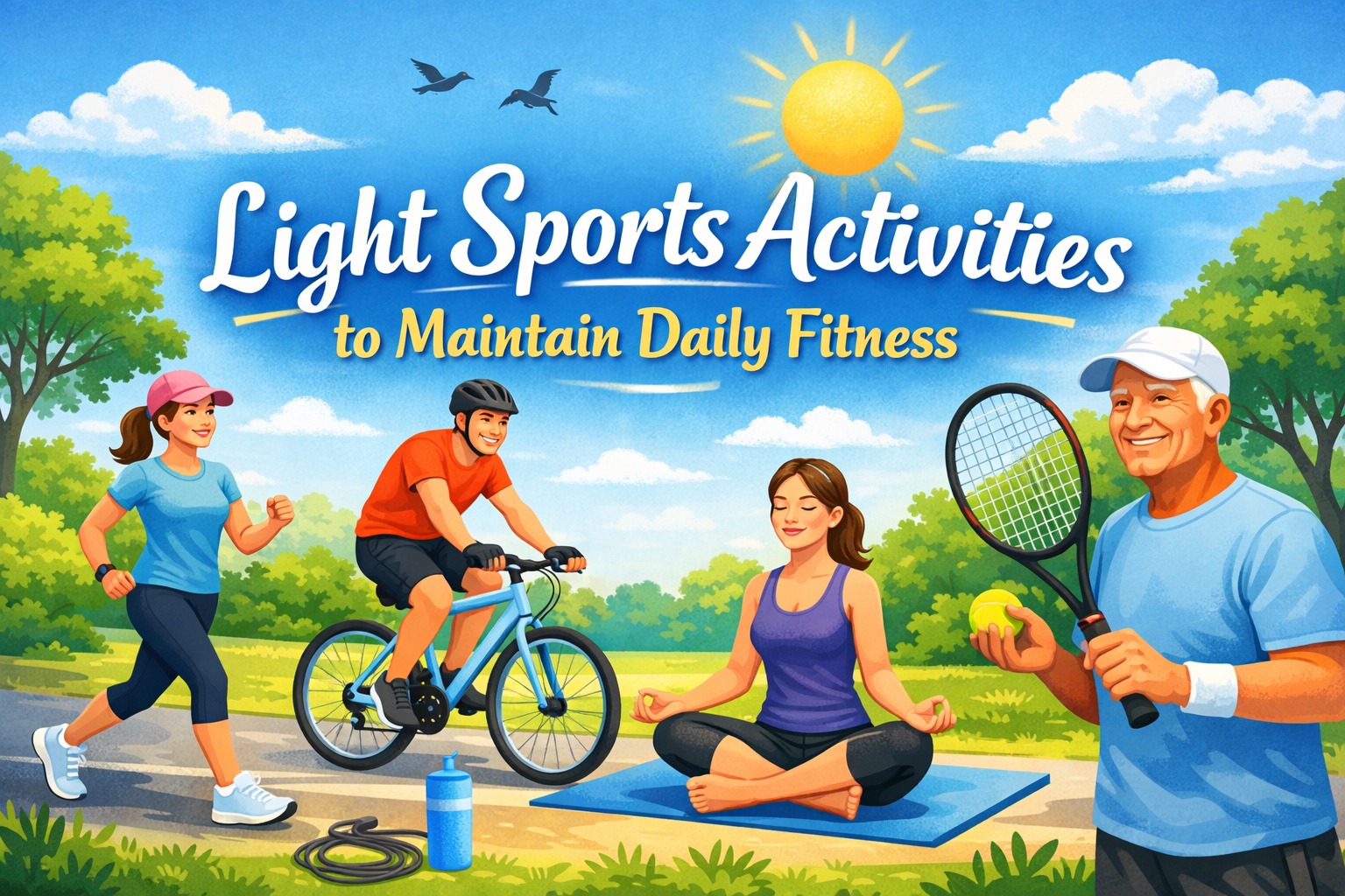 Light Sports Activities to Maintain Daily Fitness