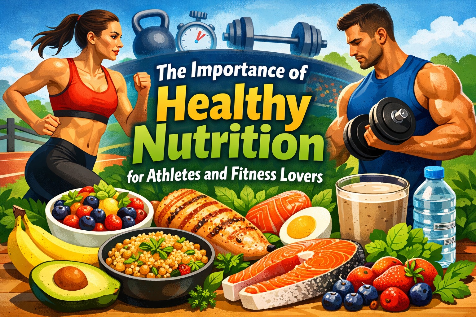 The Importance of Healthy Nutrition for Athletes and Fitness Lovers