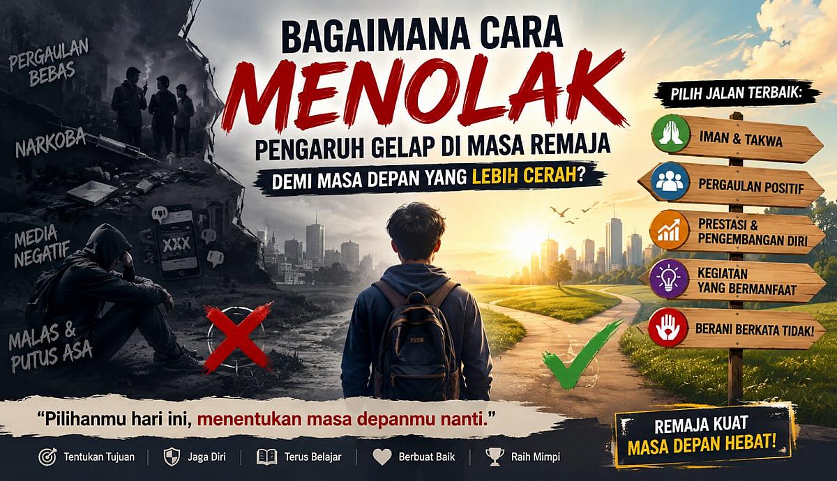 Bagaimana Cara Menolak Pengaruh Gelap di Masa Remaja Demi Masa Depan yang Lebih Cerah?