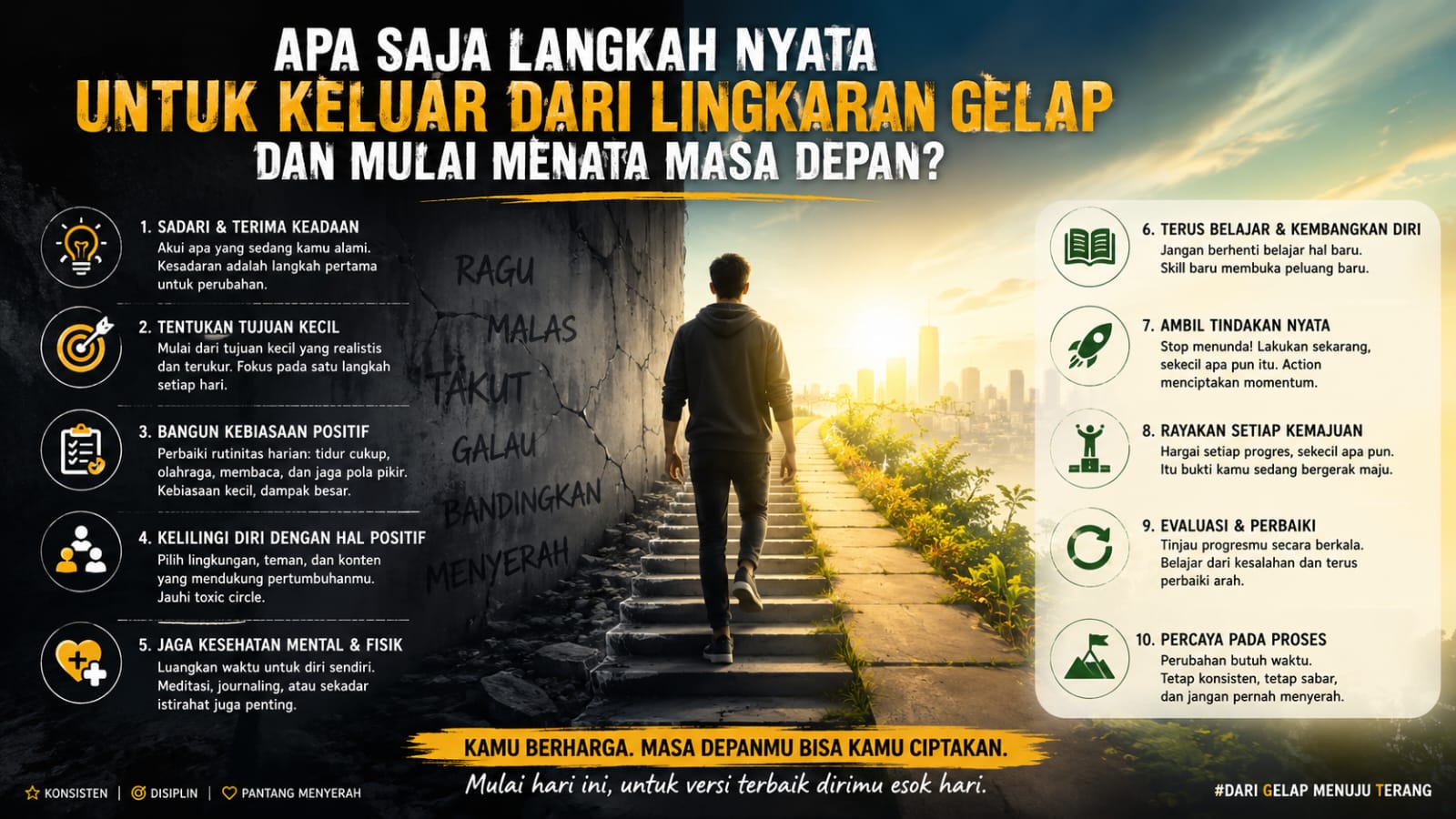 Apa Saja Langkah Nyata untuk Keluar dari Lingkaran Gelap dan Mulai Menata Masa Depan
