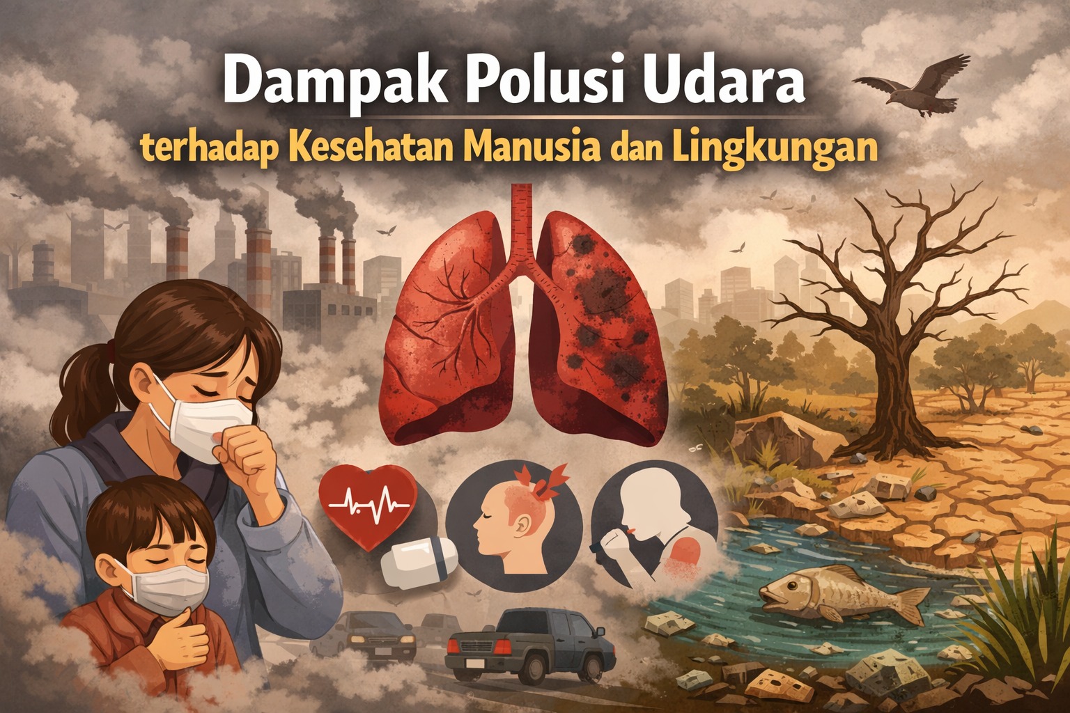 Dampak Polusi Udara terhadap Kesehatan Manusia dan Lingkungan