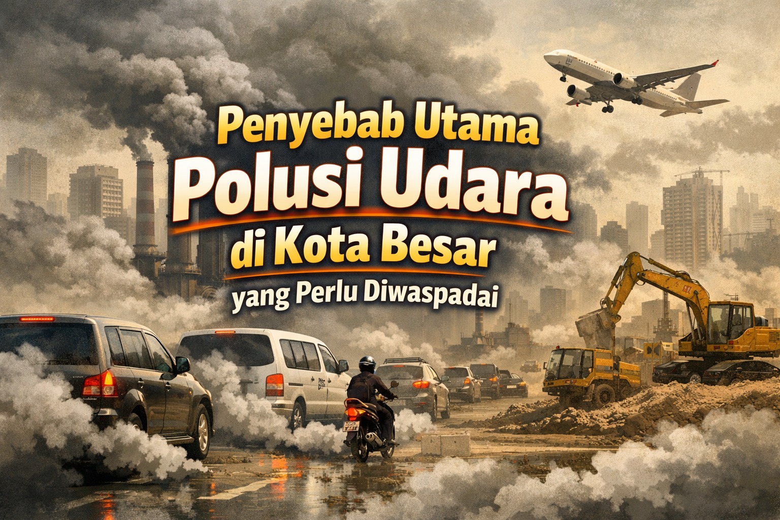 Penyebab Utama Polusi Udara di Kota Besar yang Perlu Diwaspadai