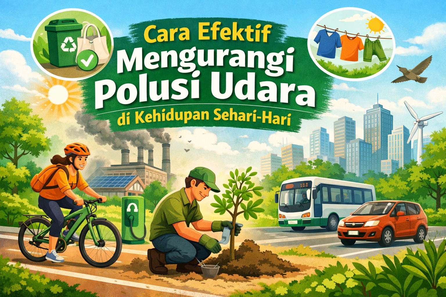 Cara Efektif Mengurangi Polusi Udara di Kehidupan Sehari Hari