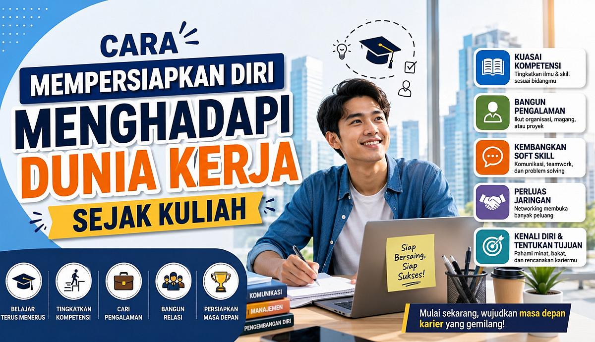 Cara Mempersiapkan Diri Menghadapi Dunia Kerja Sejak Kuliah