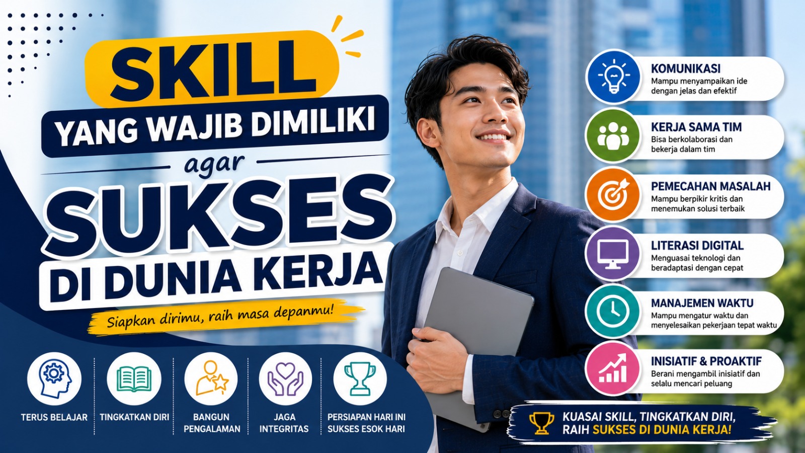 Skill yang Wajib Dimiliki agar Sukses di Dunia Kerja