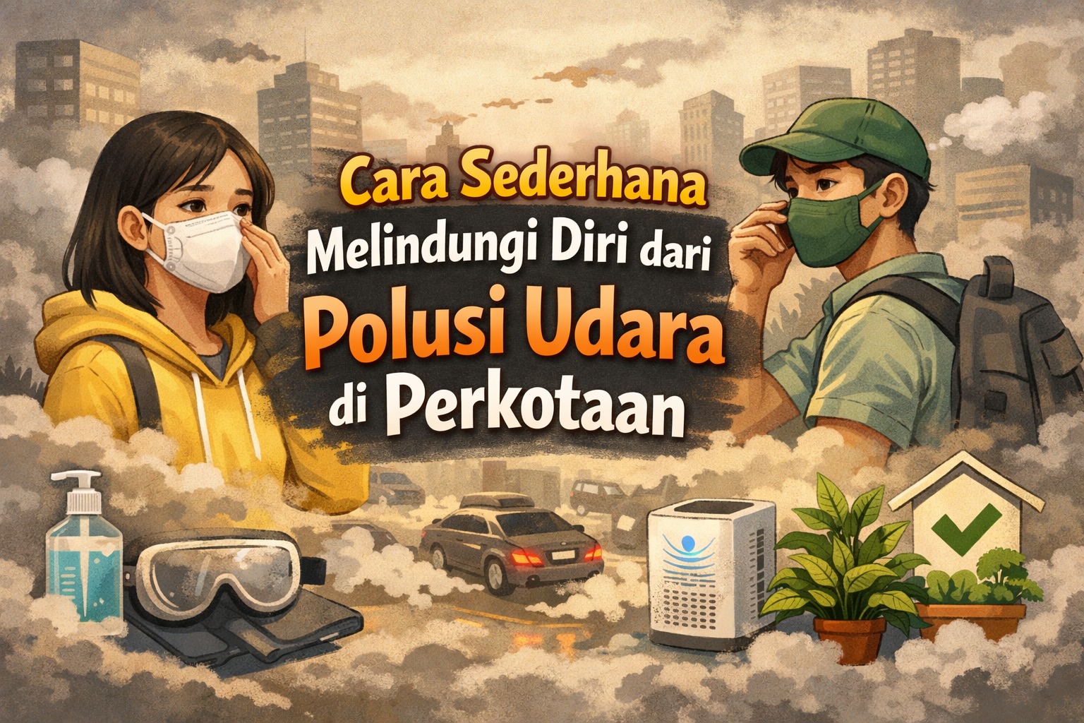Cara Sederhana Melindungi Diri dari Polusi Udara di Perkotaan