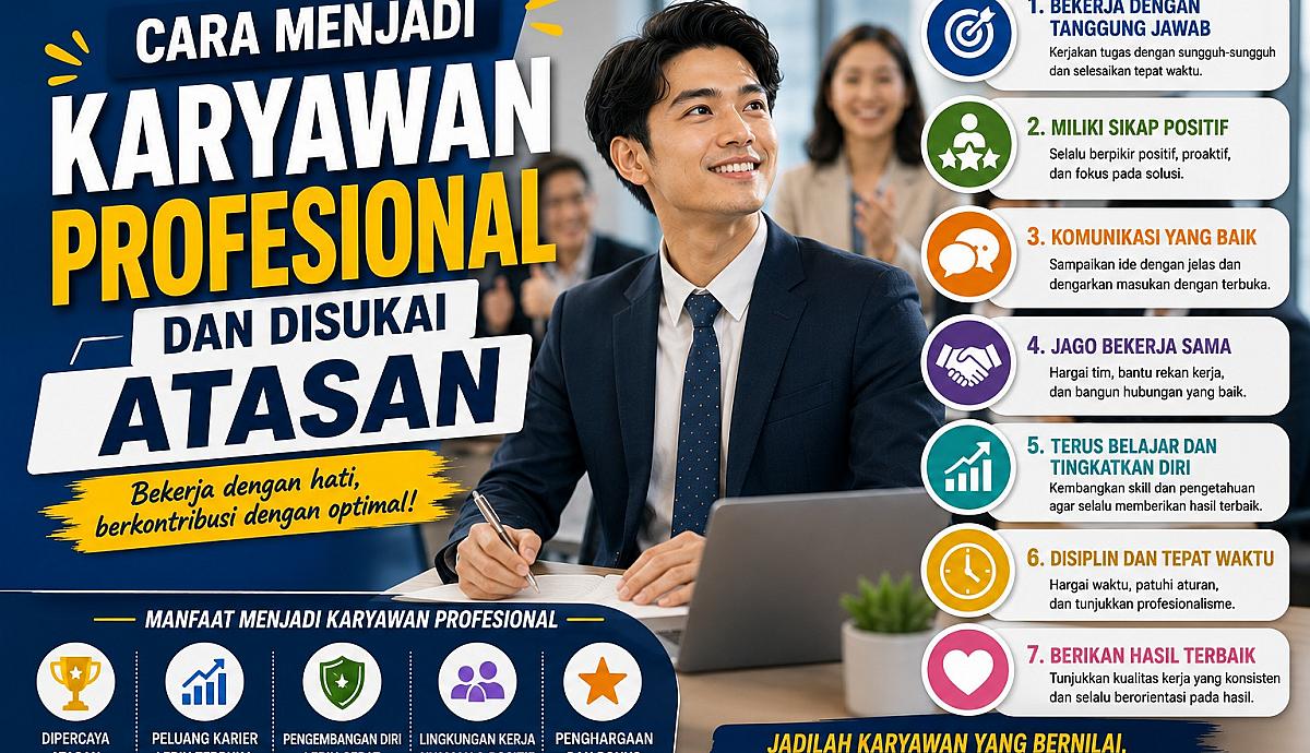 Cara Menjadi Karyawan Profesional dan Disukai Atasan