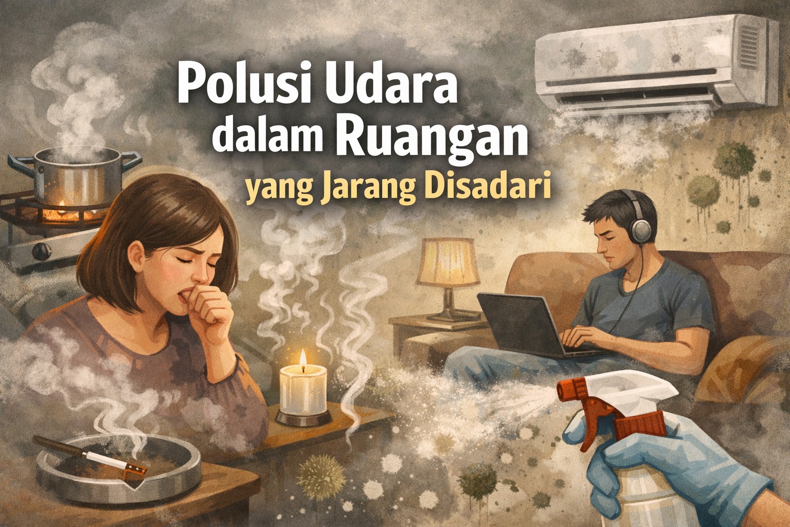 Polusi Udara dalam Ruangan yang Jarang Disadari
