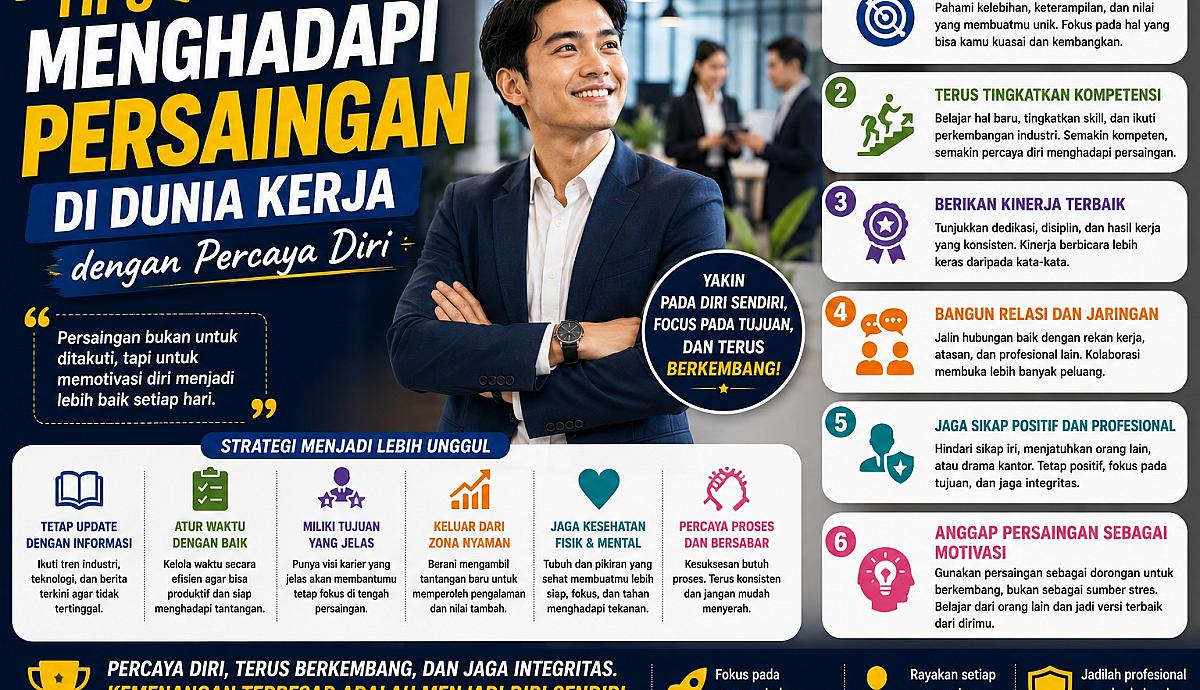 Tips Menghadapi Persaingan di Dunia Kerja dengan Percaya Diri
