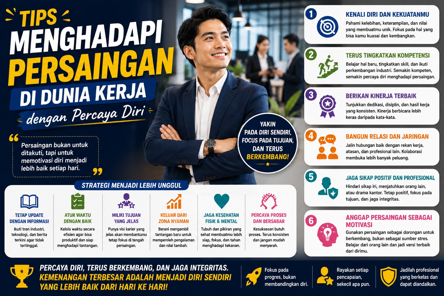 Tips Menghadapi Persaingan di Dunia Kerja dengan Percaya Diri