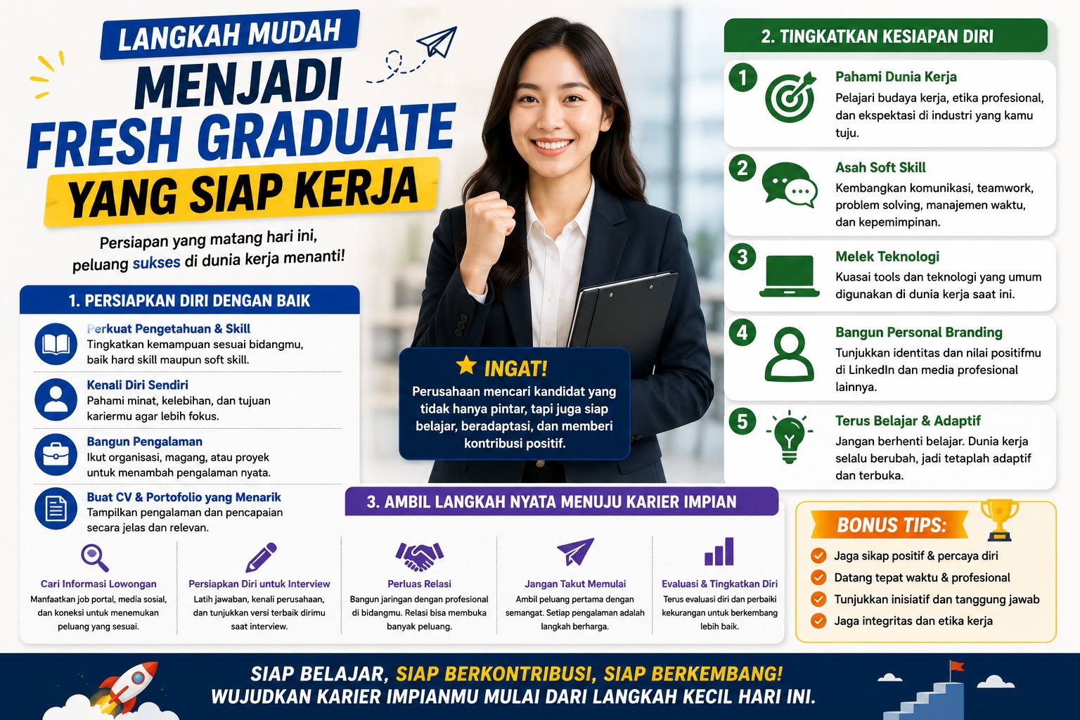 Langkah Mudah Menjadi Fresh Graduate yang Siap Kerja
