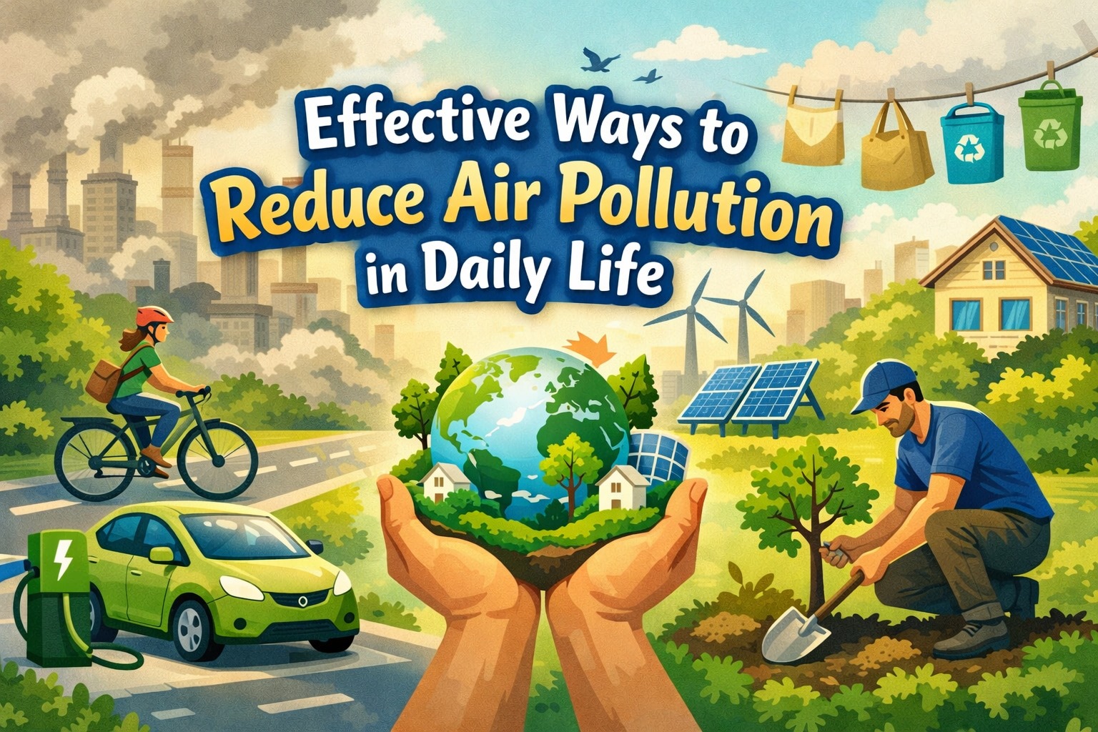 Effective Ways to Reduce Air Pollution in Daily Life