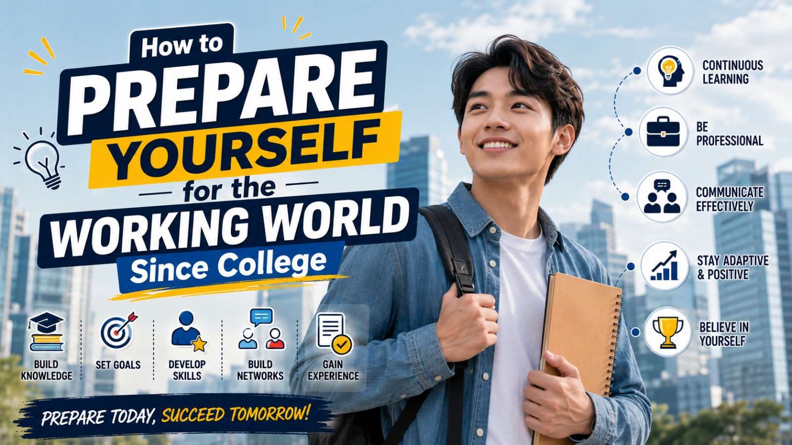 How to Prepare Yourself for the Working World Since College