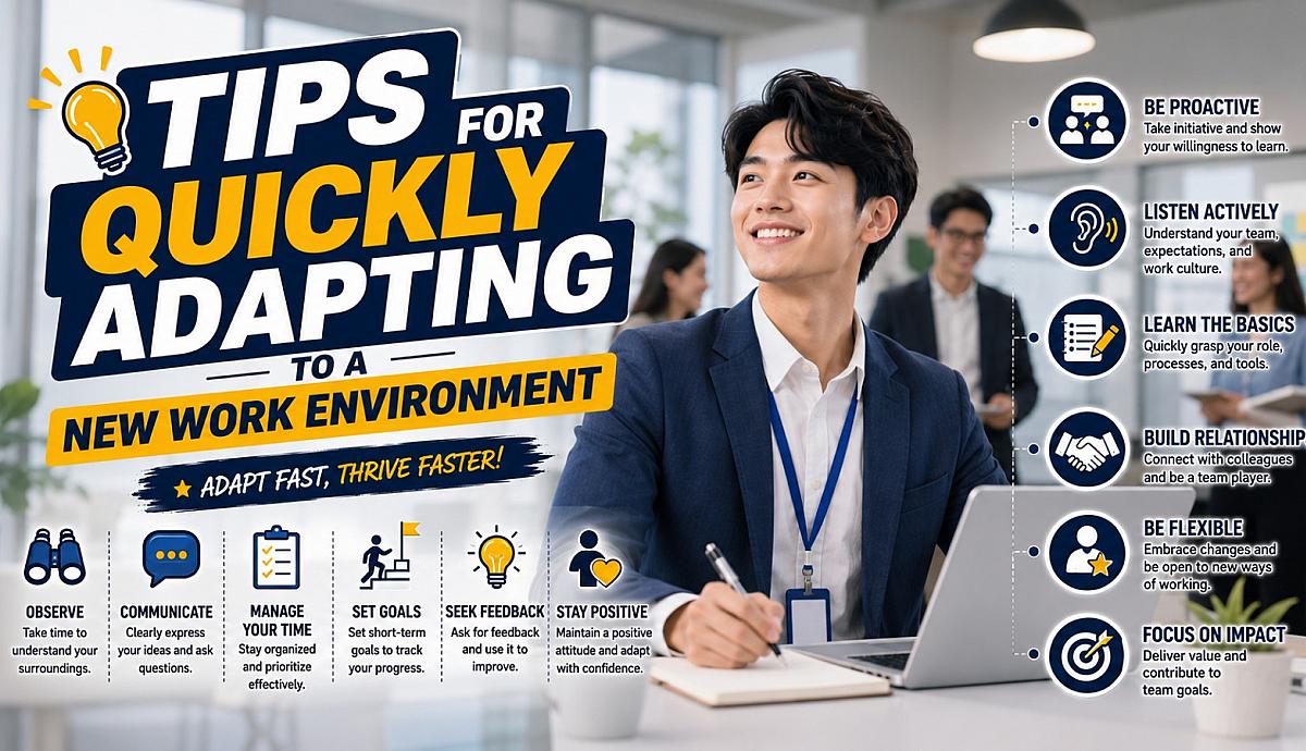 Tips for Quickly Adapting to a New Work Environment