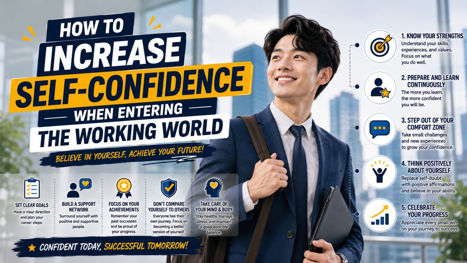 How to Increase Self-Confidence When Entering the Working World