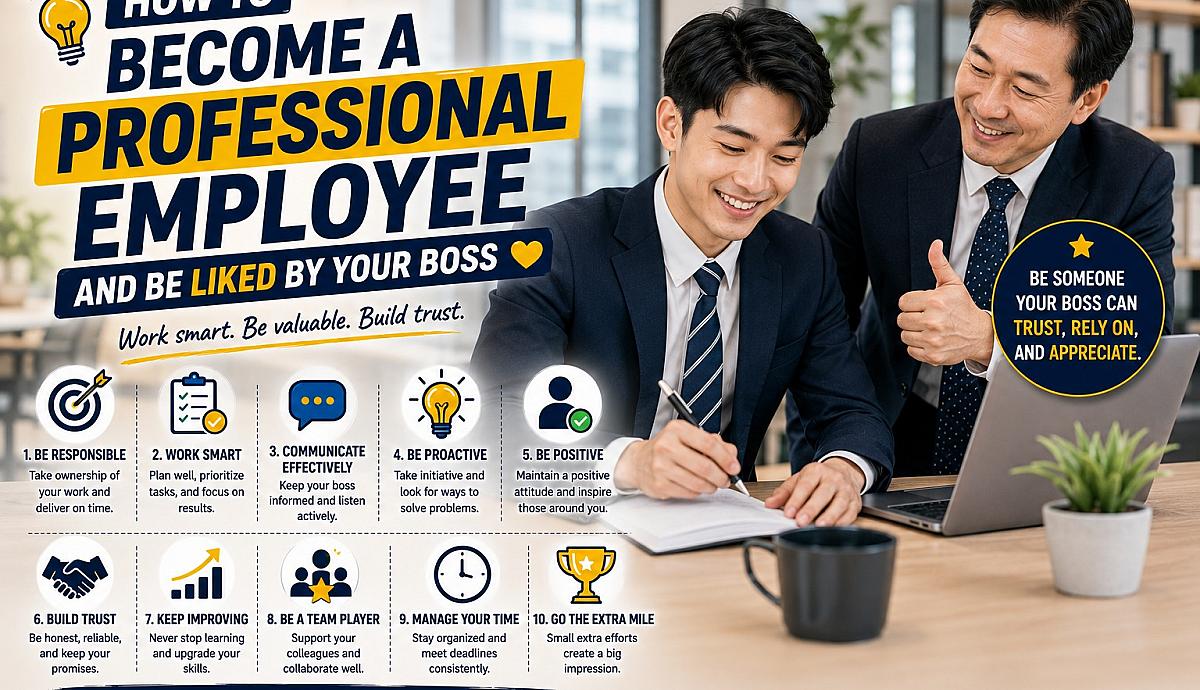 How to Become a Professional Employee and Be Liked by Your Boss