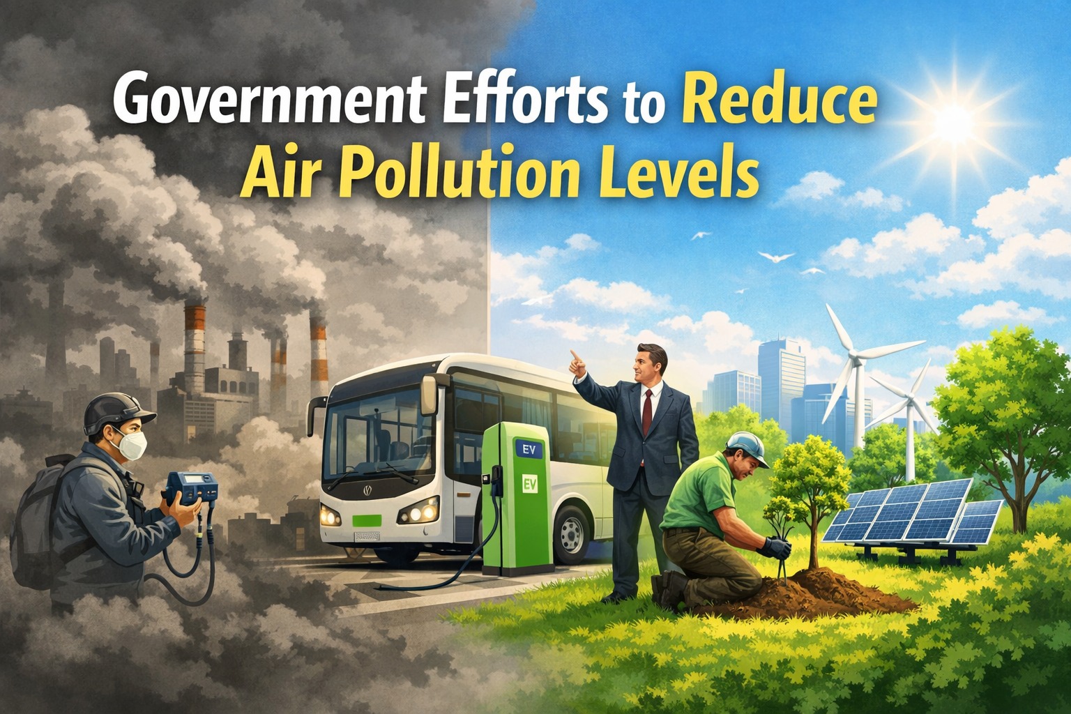 Government Efforts to Reduce Air Pollution Levels