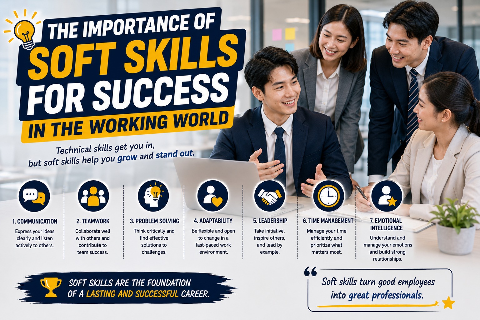 The Importance of Soft Skills for Success in the Working World