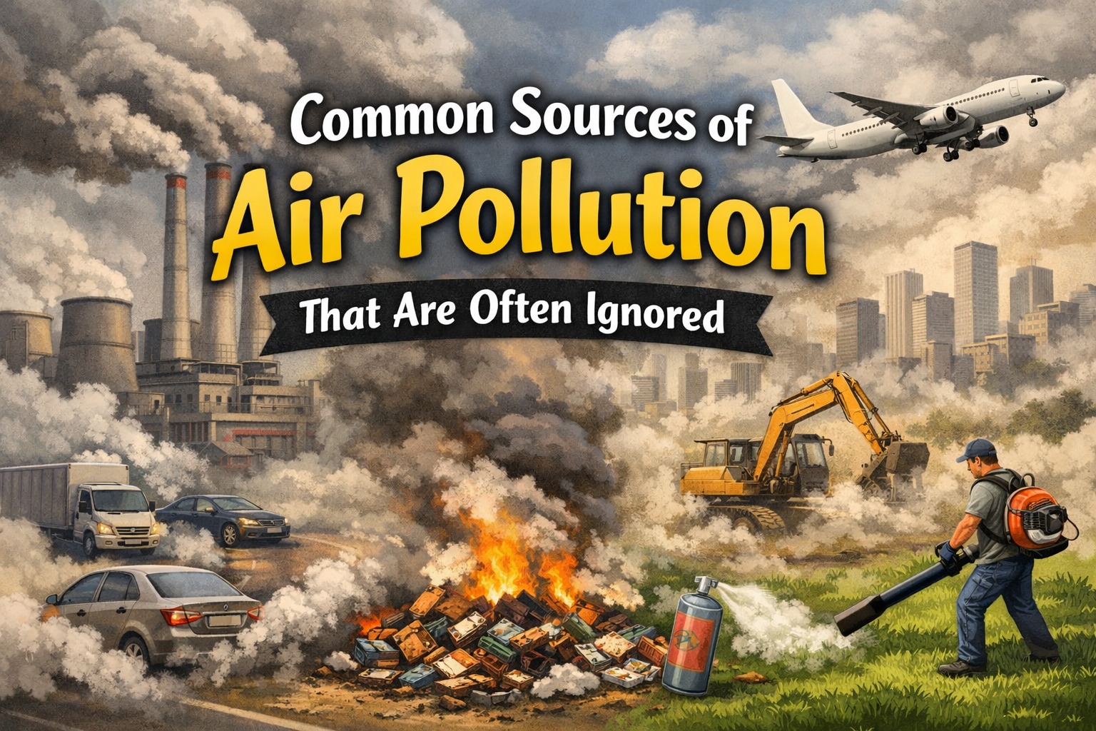 Common Sources of Air Pollution That Are Often Ignored