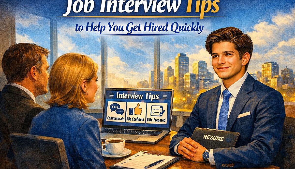 Job Interview Tips to Help You Get Hired Quickly