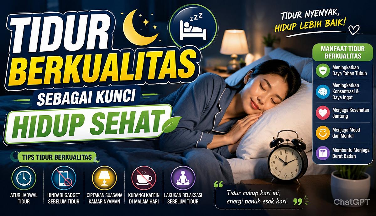 Tidur Berkualitas sebagai Kunci Hidup Sehat