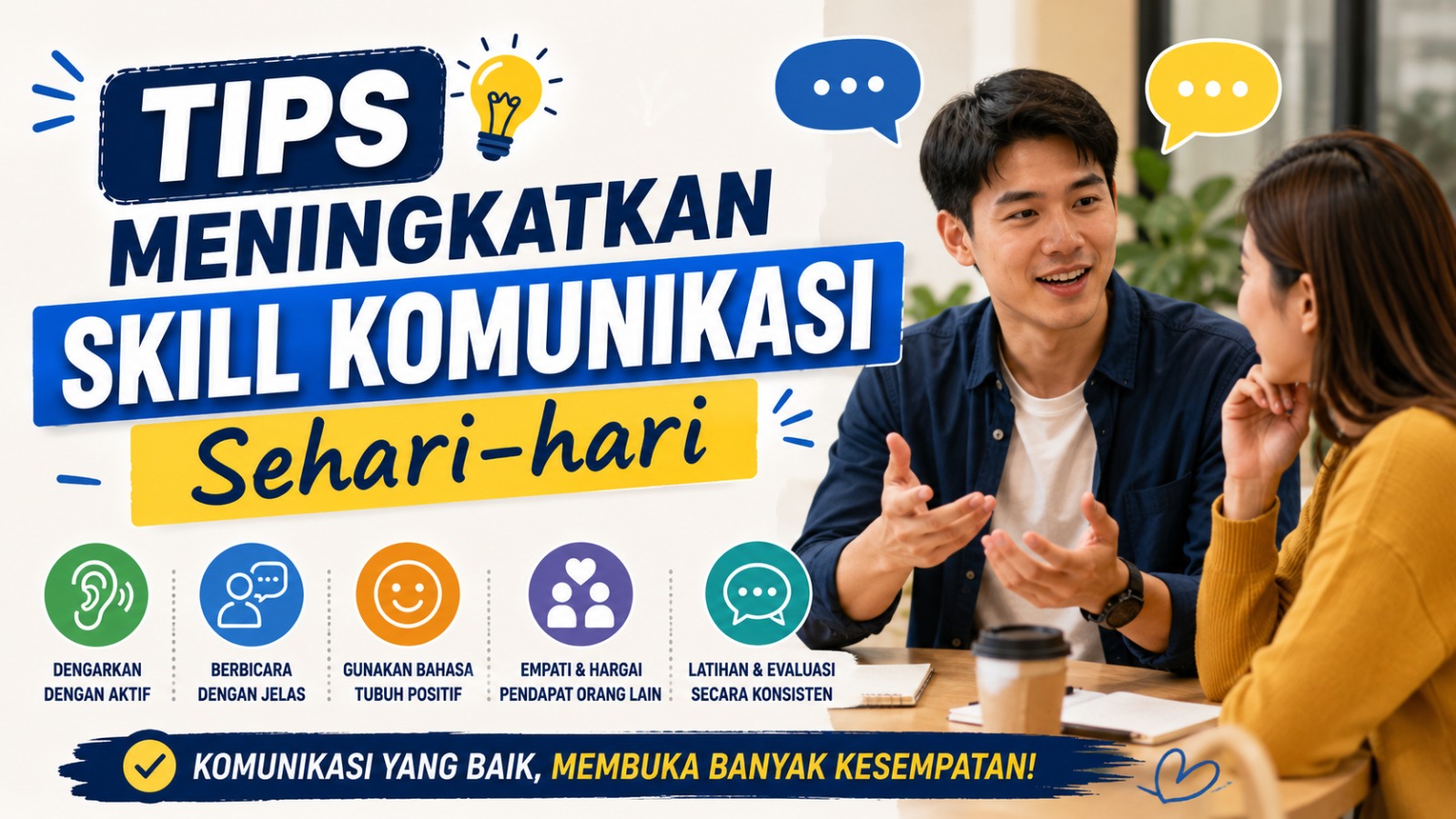 Tips Meningkatkan Skill Komunikasi Sehari-hari
