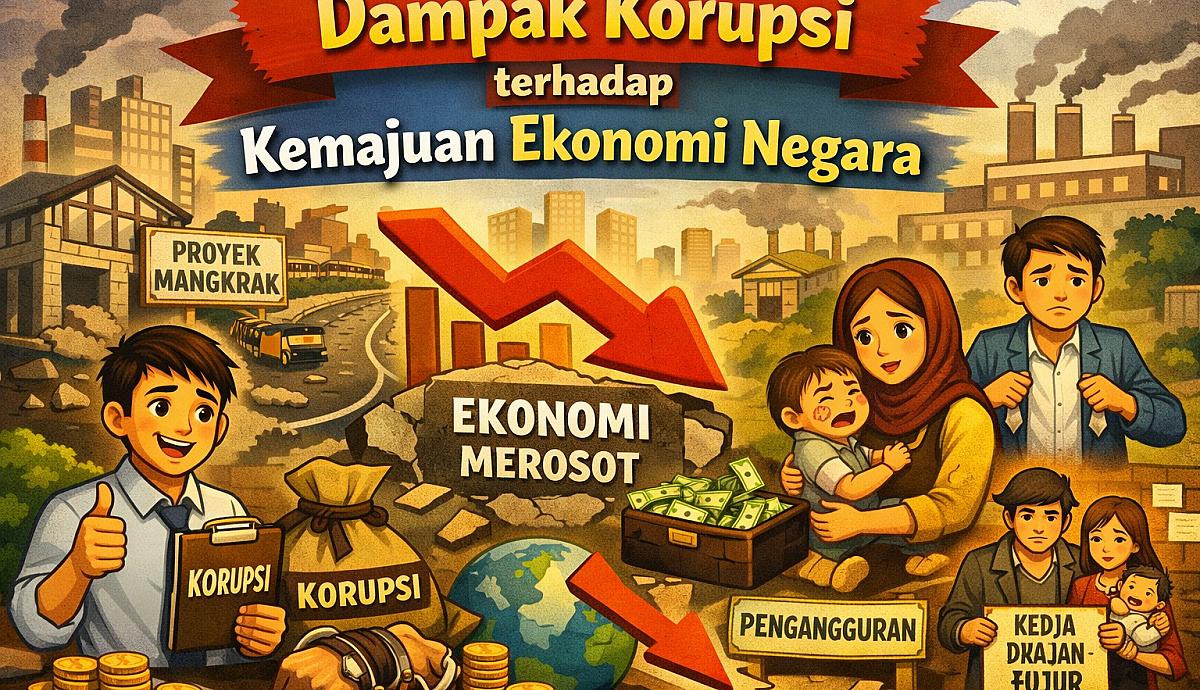Dampak Korupsi terhadap Kemajuan Ekonomi Negara