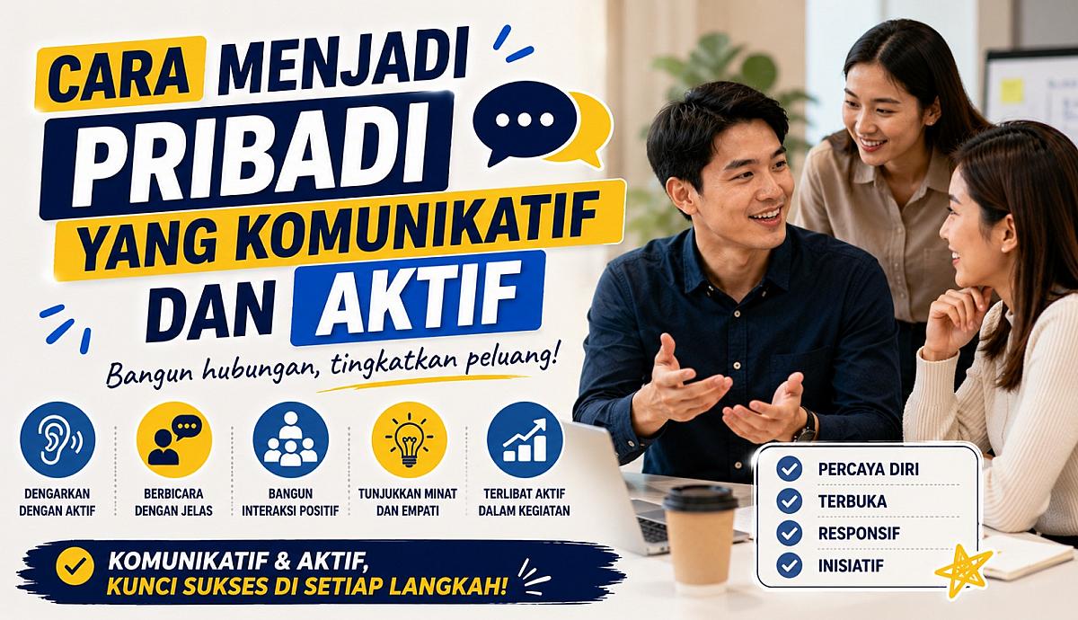 Cara Menjadi Pribadi yang Komunikatif dan Aktif