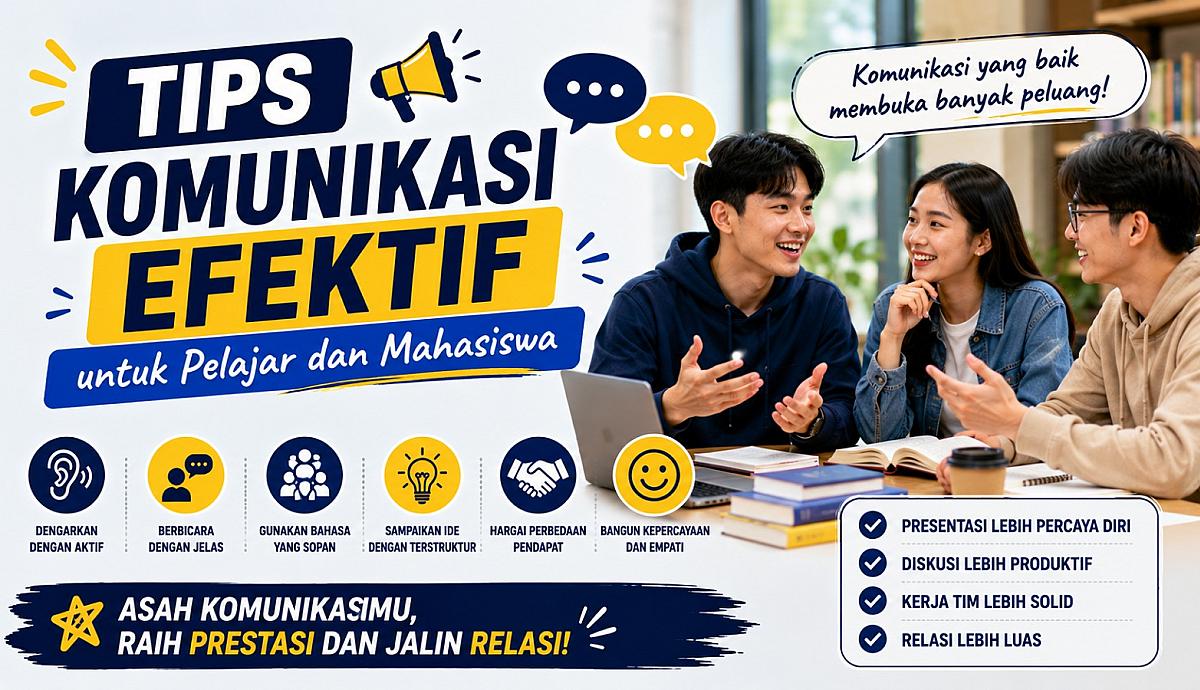 Tips Komunikasi Efektif untuk Pelajar dan Mahasiswa
