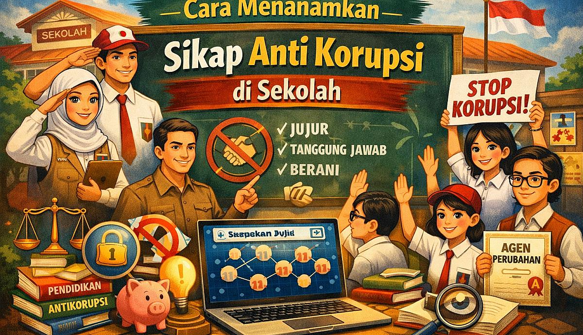 Cara Menanamkan Sikap Anti Korupsi di Sekolah