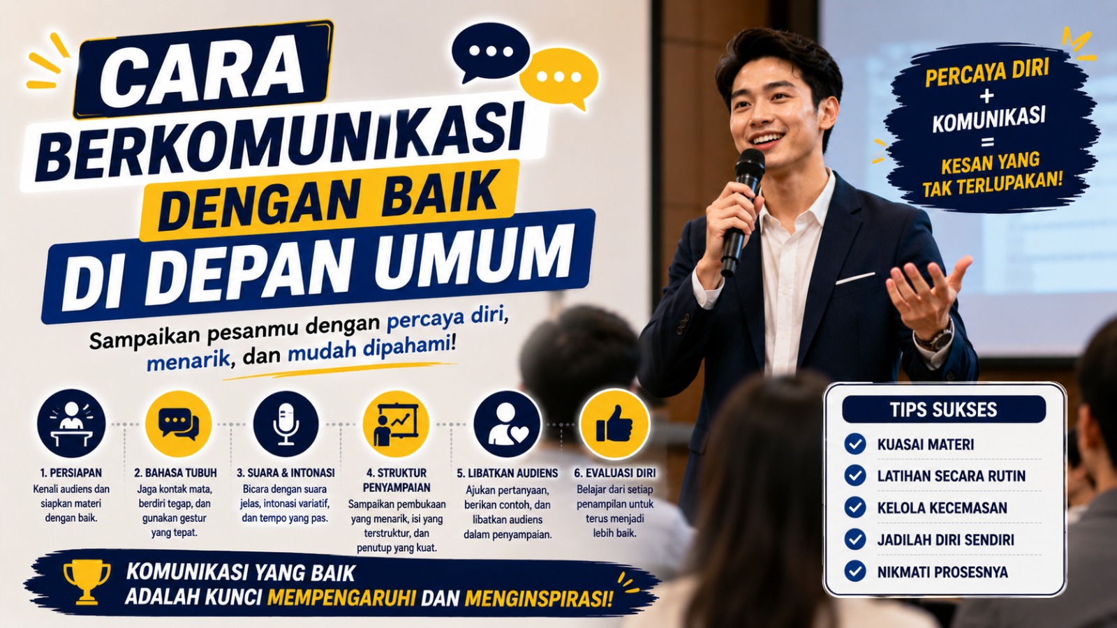 Cara Berkomunikasi dengan Baik di Depan Umum