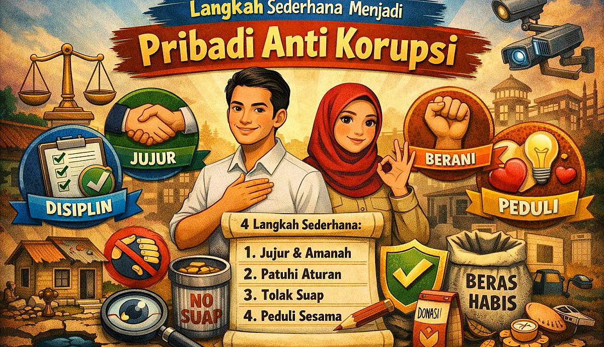 Langkah Sederhana Menjadi Pribadi Anti Korupsi