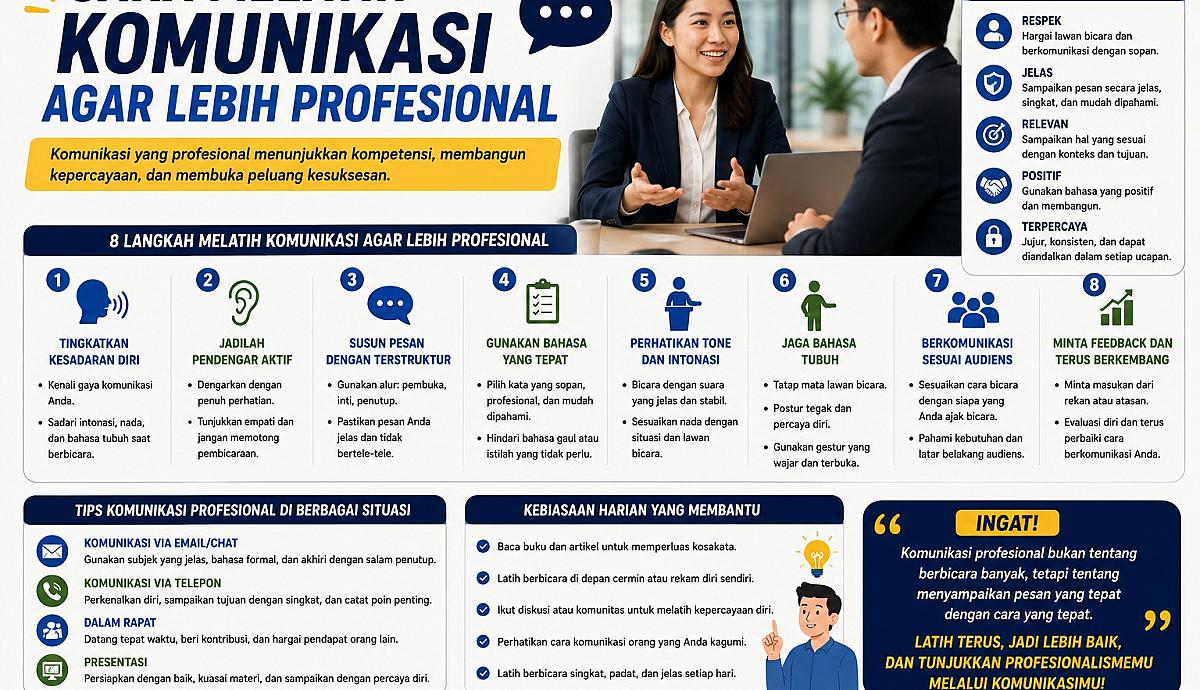 Cara Melatih Komunikasi agar Lebih Profesional