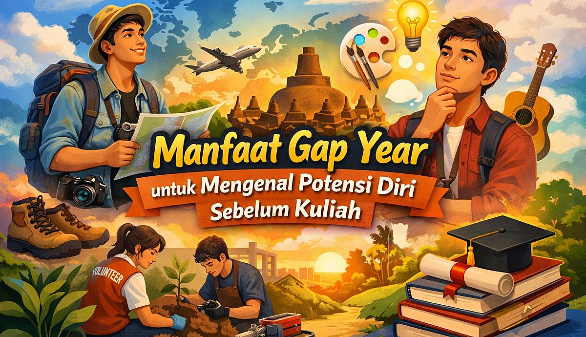 Manfaat Gap Year untuk Mengenal Potensi Diri Sebelum Kuliah