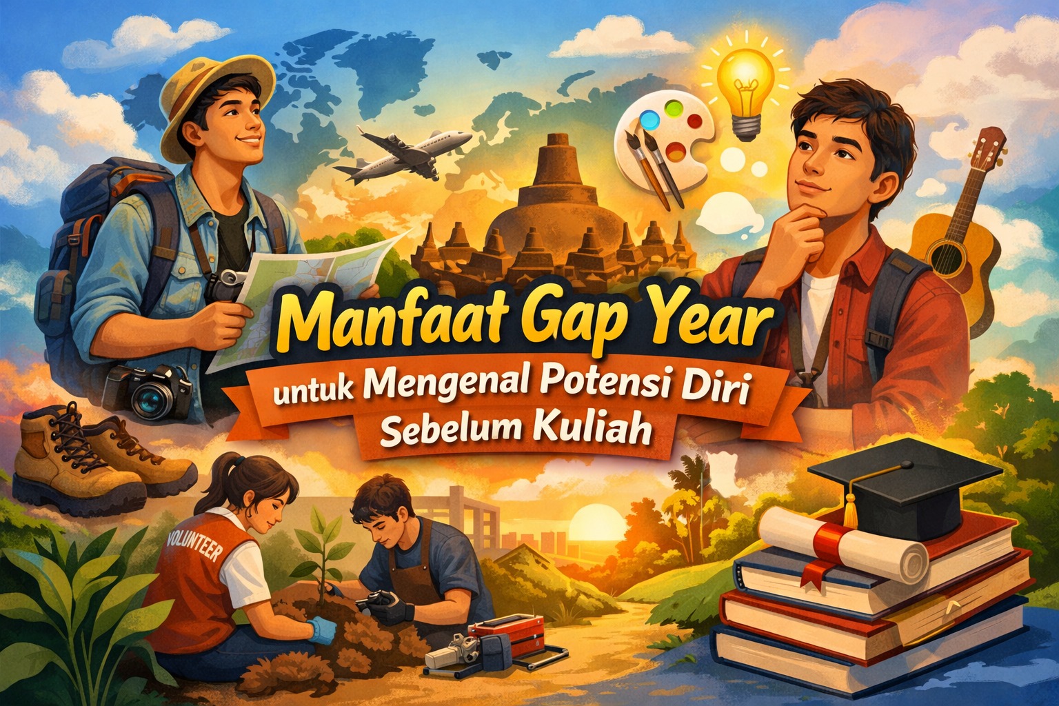 Manfaat Gap Year untuk Mengenal Potensi Diri Sebelum Kuliah