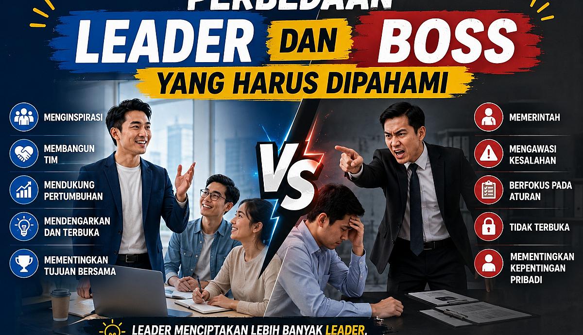 Perbedaan Leader dan Boss yang Harus Dipahami