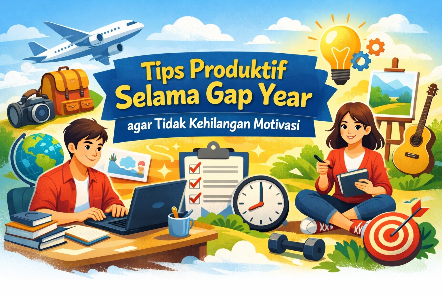 Tips Produktif Selama Gap Year agar Tidak Kehilangan Motivasi