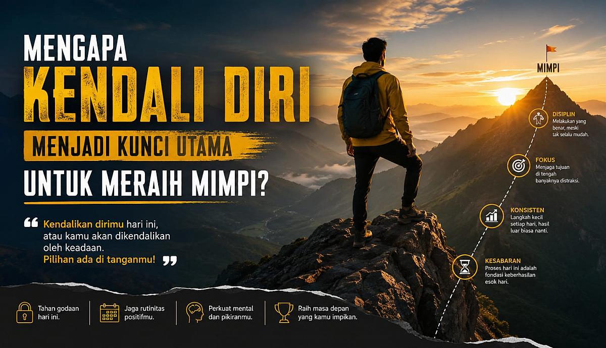 Mengapa Kendali Diri Menjadi Kunci Utama untuk Meraih Mimpi?