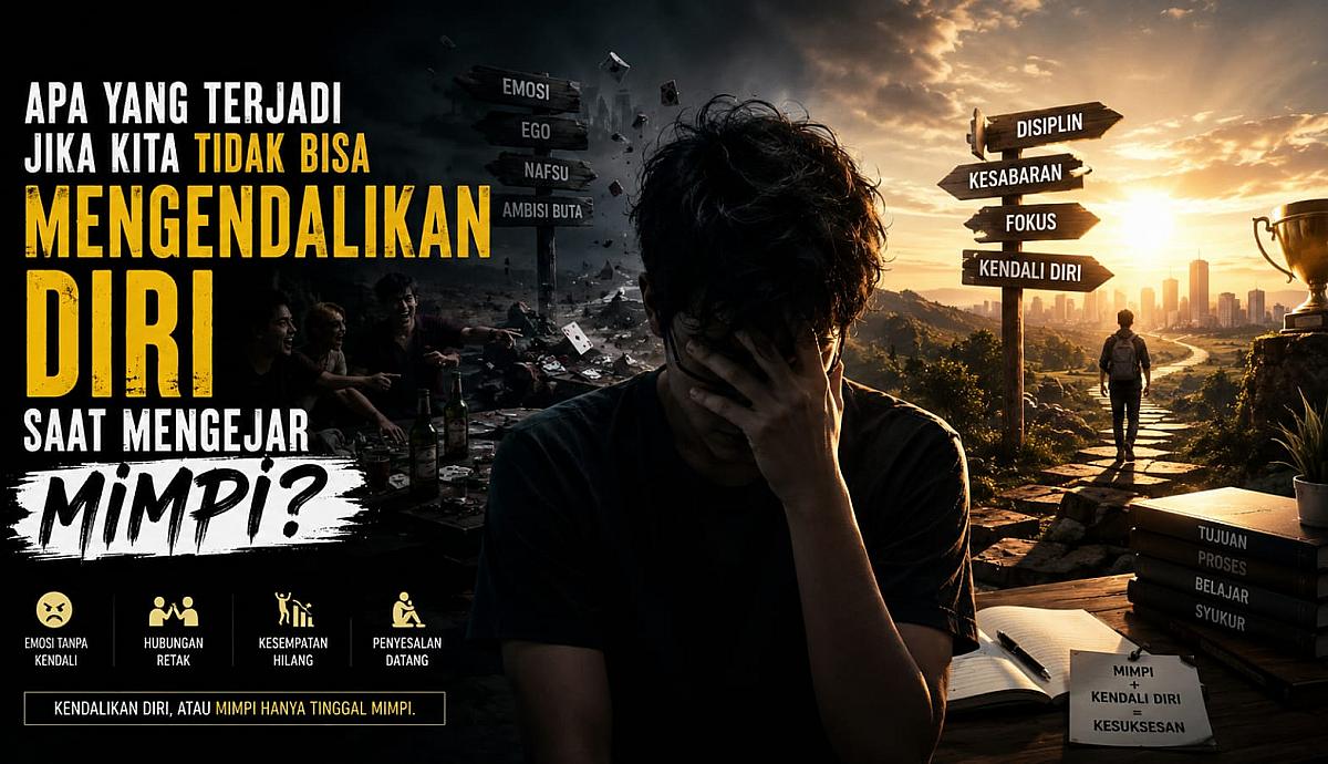 Apa yang Terjadi Jika Kita Tidak Bisa Mengendalikan Diri Saat Mengejar Mimpi?