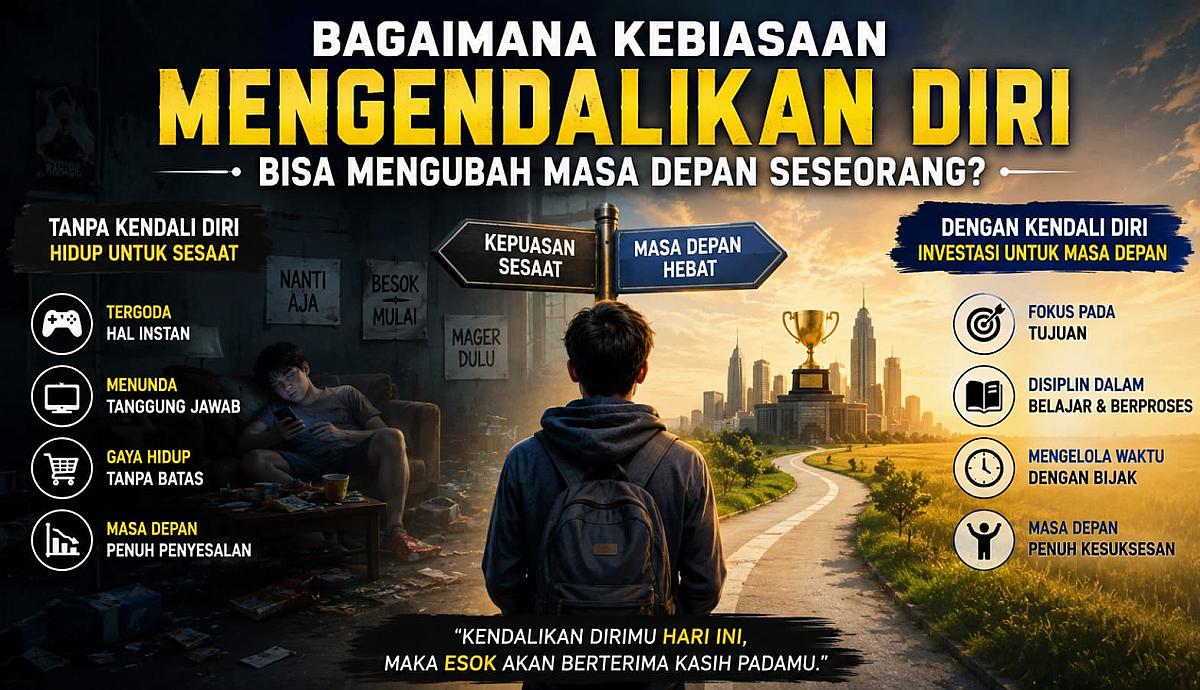 Bagaimana Kebiasaan Mengendalikan Diri Bisa Mengubah Masa Depan Seseorang?