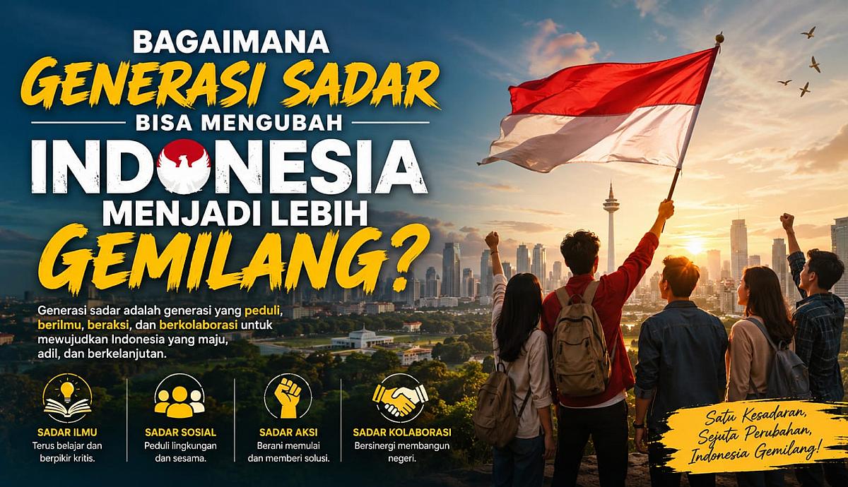 Mengapa Generasi Sadar Menjadi Penentu Masa Depan yang Gemilang?