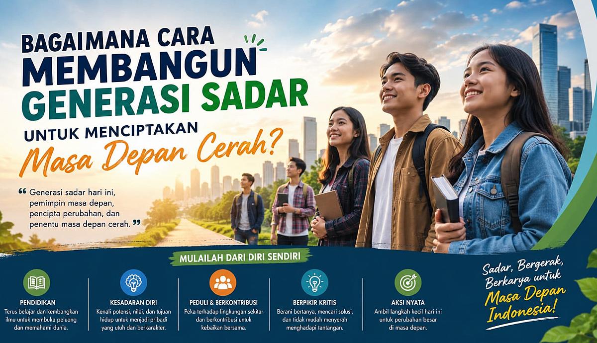 Bagaimana Cara Membangun Generasi Sadar untuk Menciptakan Masa Depan Cerah?