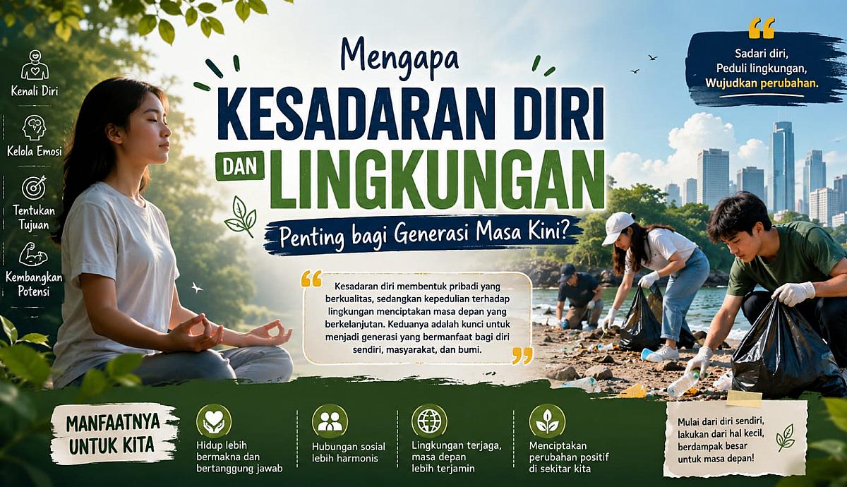 Mengapa Kesadaran Diri dan Lingkungan Penting bagi Generasi Masa Kini?